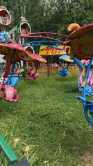 Family amusement park visit in Chaikovsky, Russia