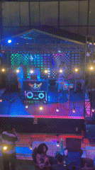 Live music performance at outdoor venue in Obosi, Nigeria