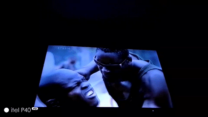 Movie night in Jos: Studio Universal action film on screen