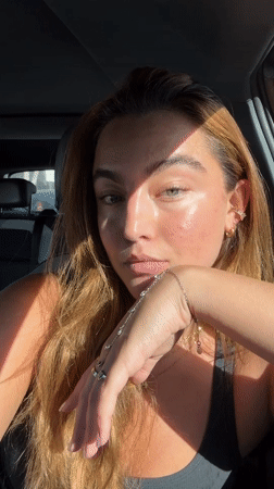 Woman observed in driver's seat during early morning in Santa Monica