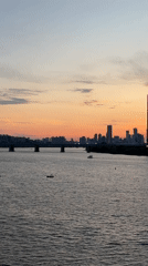 Sunset river scene captured in Seoul