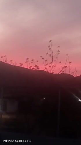 Evening documentation of residential Altagracia neighborhood during sunset