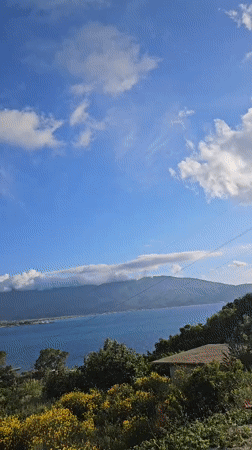 Coastal panorama captured in Orikum, Albania
