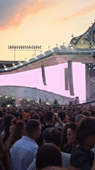 Outdoor music festival lights up Cluj-Napoca with futuristic stage setup