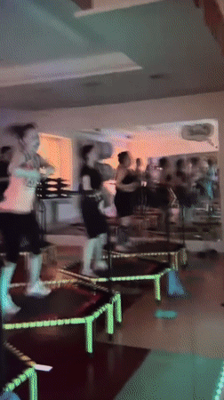 Mixed fitness training sessions at a Karaganda gym