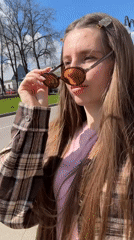 Woman in plaid shirt spotted multiple times in Klin