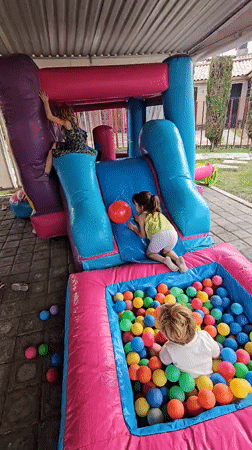 Children's Winnie the Pooh Birthday Party in Tlaxcalancingo Mexico