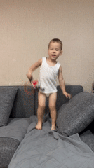 Quiet home morning with a toddler in Rusanovo, Russia