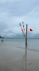 Tourist district scenes documented in Koh Phangan, Thailand