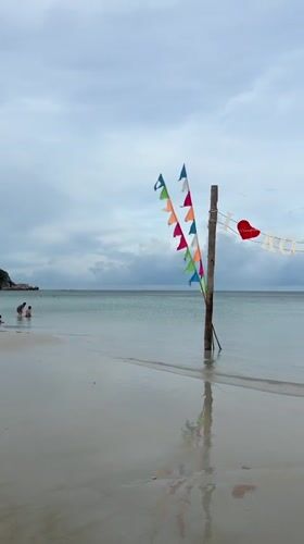 Tourist district scenes documented in Koh Phangan, Thailand