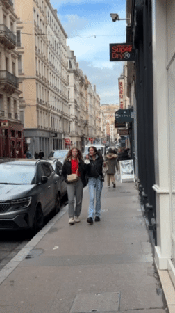 Afternoon street life and tourism documented across central Lyon