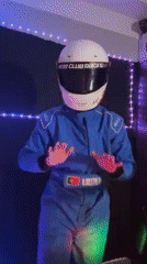 Content creator films racing suit dance videos in Vila Real
