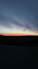 Sunset observed in rural Belarus village April 15