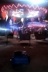 Lhokseumawe night fair: rides, crowds, and colorful lights