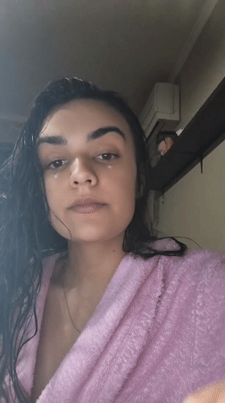 Woman's Evening Skincare Routine Documented in Sofia, Bulgaria