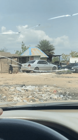 Dashcam footage captures street scenes in Nigerian towns