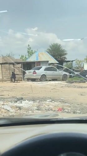 Dashcam footage captures street scenes in Nigerian towns