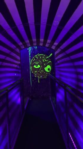 Blacklight entertainment venue showcases colorful murals in East Suffolk