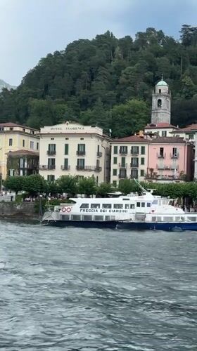 Lake Como's Bellagio waterfront on a July afternoon