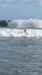 Morning beach activities observed along North Kuta shoreline
