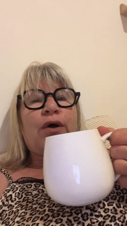 Morning coffee and couch time in Cannes