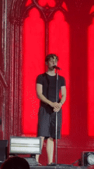 Male singer performs concert in Chengtalay Subdistrict, Thailand