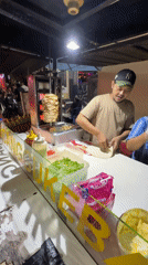 Busy nighttime street scenes captured across North Kuta and Canggu