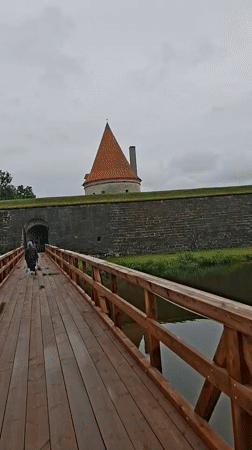 Afternoon at Kuressaare Castle, Estonia's medieval island fortress