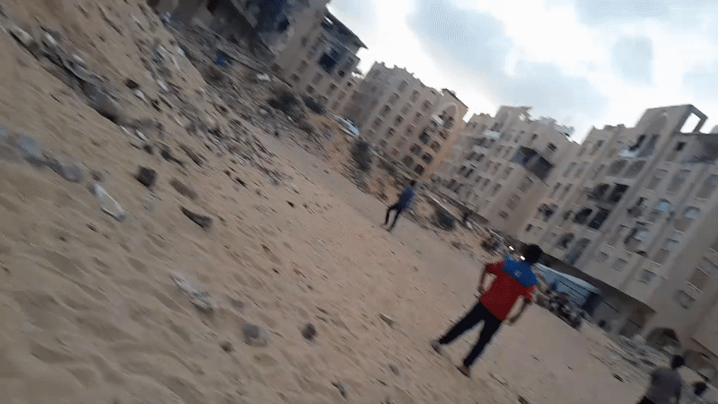 Building damage documented in Khan Yunis
