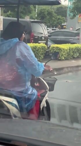 Rainy day street life documented across Ko Samui Thailand