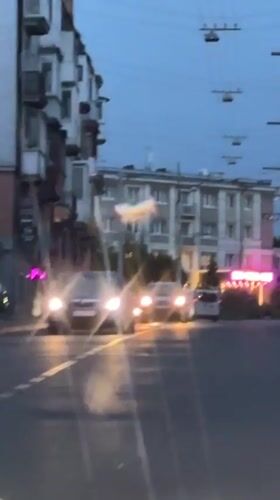 Evening selfies and street scenes documented in Ternopil, Ukraine