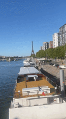 Cruising the Seine past the Eiffel Tower and Paris landmarks