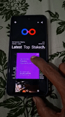 Person uses Collective Memory app on smartphone in Indonesia