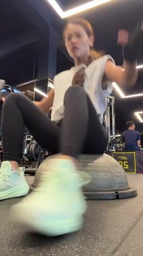 Early morning gym workout session recorded in Denpasar