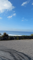Coastal views documented in Kuta Selatan, Indonesia early morning