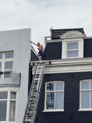 Amsterdam street scenes captured across city center Friday morning