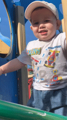 Family playground time documented in Фоки, Russia