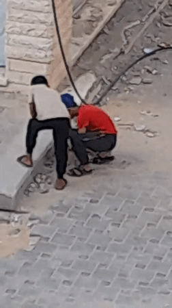 Everyday street life continues amid rubble in Khan Yunis
