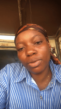 Woman speaks to camera in Jos, Nigeria