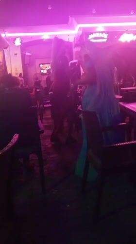 Nighttime outdoor party with DJ and dancing in Lokoja