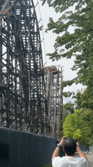 A busy afternoon at Vancouver's Playland amusement park