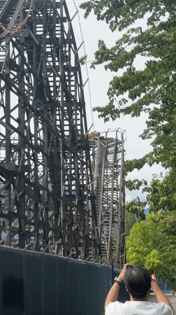 A busy afternoon at Vancouver's Playland amusement park