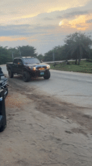 Informal car meetup features driving demonstrations in Ihiagwa, Nigeria