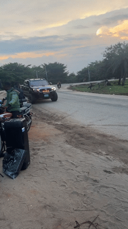 Informal car meetup features driving demonstrations in Ihiagwa, Nigeria