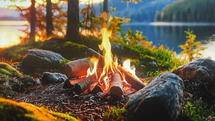 Garden blooms, campfires, and quiet summer moments in Shakhovskaya