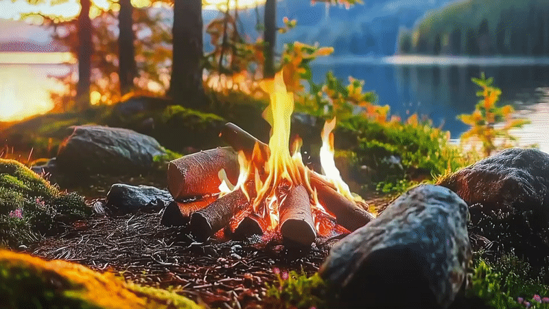 Garden blooms, campfires, and quiet summer moments in Shakhovskaya
