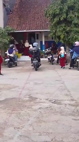 School orientation day at SMP Muhammadiyah 2 Karanglewas