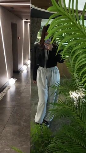 Family shopping trip documented through fitting room selfies in Votkinsk