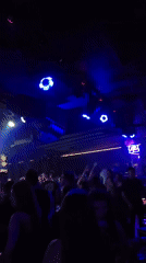 Sofia nightclub district busy with multiple venues hosting evening events