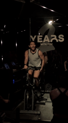 Spin class held at Puebla fitness studio